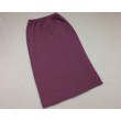 Wms Long Slit Skirt Eggplant